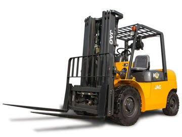 Empilhadeira diesel de 10 toneladas de JAC, empilhadeiras do contrapeso da grande capacidade, cor pesada da empilhadeira do equipamento, a vermelha ou a alaranjada fornecedor