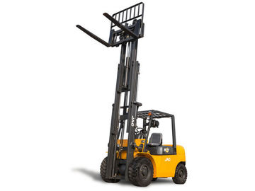Empilhadeira diesel de 10 toneladas de JAC, empilhadeiras do contrapeso da grande capacidade, cor pesada da empilhadeira do equipamento, a vermelha ou a alaranjada fornecedor