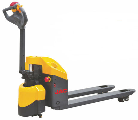 Large Capacity Semi Electric Powered Pallet Truck , Motorised Pallet Truck