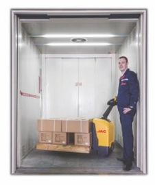 Tipo grande potência de 1,8 toneladas elétrica clara super 1800Kg de Walkie do estojo compacto da configuração do nível superior da capacidade de carga do caminhão de pálete fornecedor