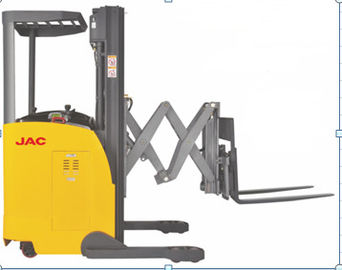 China a empilhadeira elétrica do caminhão do alcance da capacidade de carga 1500kg com dobro Scissor exportador