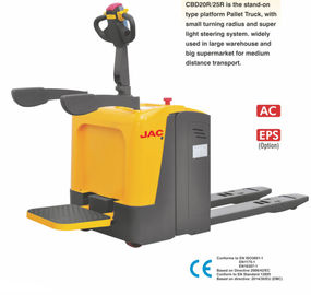 China Tipo ereto pálete elétrica Jack com capacidade de carga 2000KG, cor opcional exportador